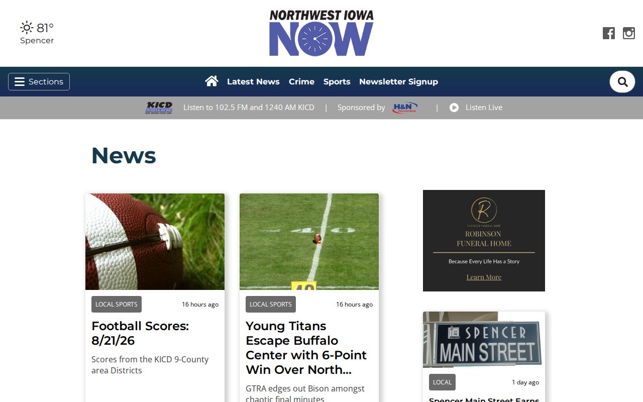 Northwest Iowa Now regional Dickinson County crime news